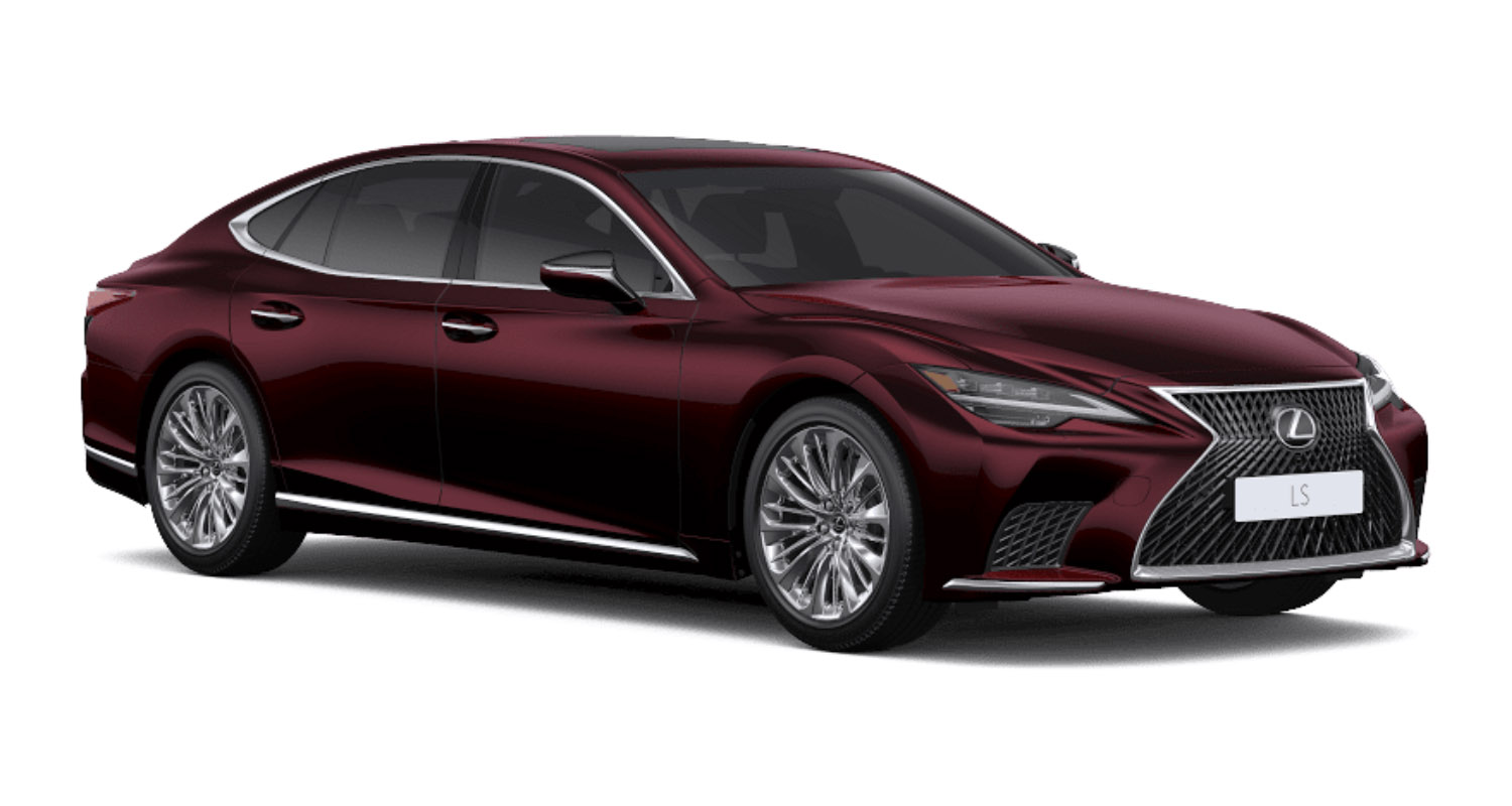 Lexus LS 500 màu Đỏ - Sonic Agate
