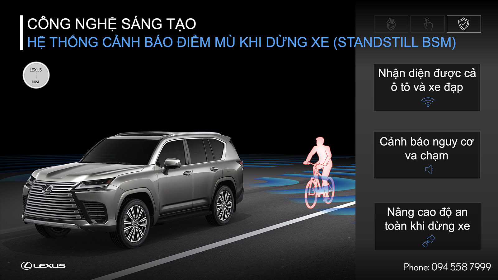 Hệ thống cảnh báo điểm mù khi dừng xe