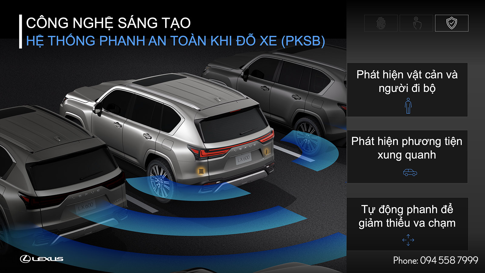 Hệ thống phanh an toàn khi đỗ xe