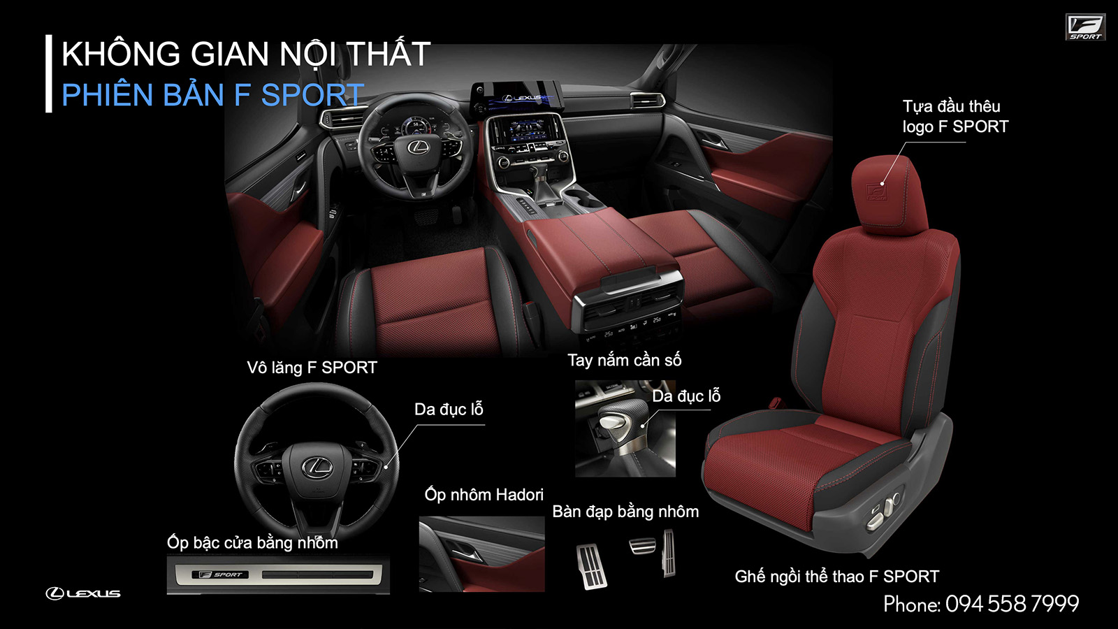 Khoang nội thất xe LX 600 F SPORT - ảnh 1