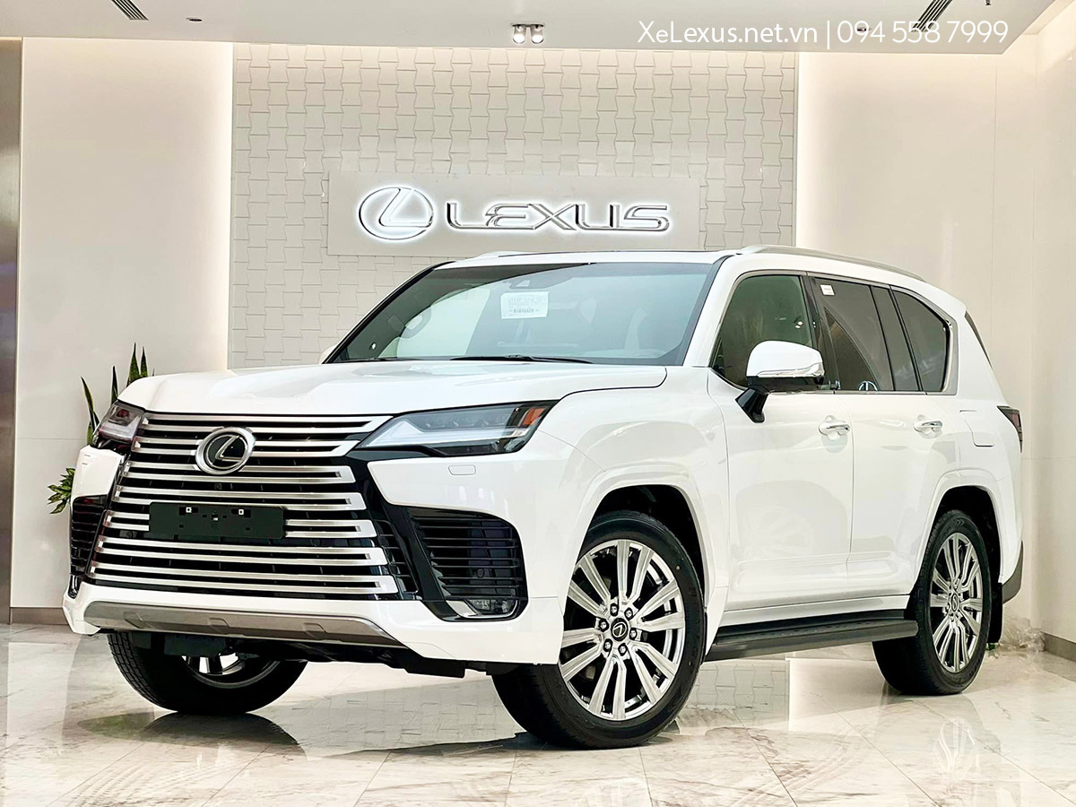 Xe Lexus LX600 4 chỗ màu Trắng