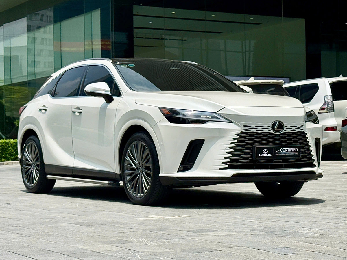 Bán xe LExus RX350 Luxury 2023  cũ CHÍNH HÃNG, màu Trắng nội thất Nâu cafe, chạy lướt 20.000 km - CAM KẾT CHẤT LƯỢNG