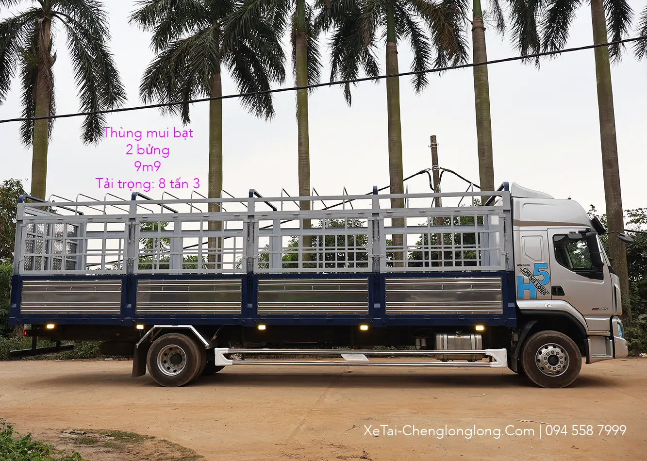 Thùng mui bạt 2 bửng