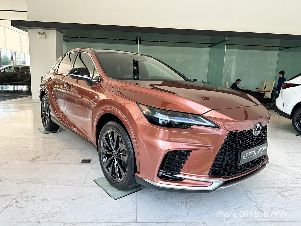 Chi tiết ngoại thất xe Lexus RX 350 F SPORT màu Nâu Sonic Copper (4Y5)