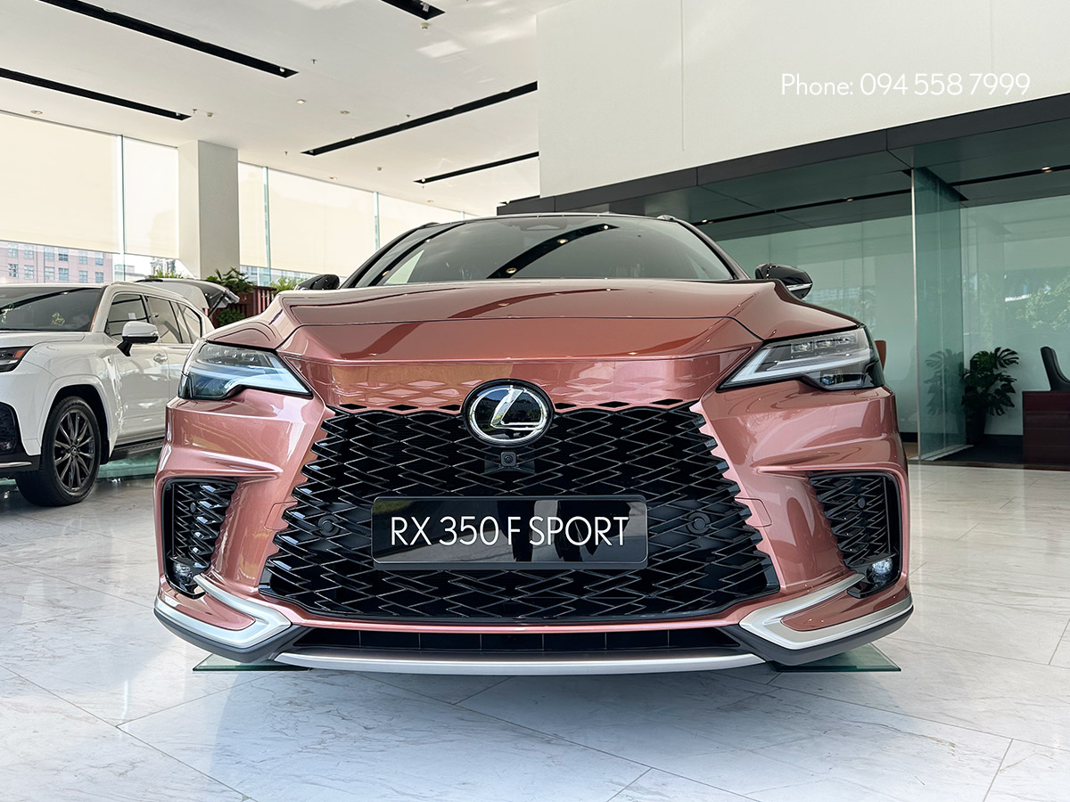 Chi tiết chiếc xe Lexus RX 350 F SPORT màu Nâu Sonic Copper (4Y5) - ảnh 3