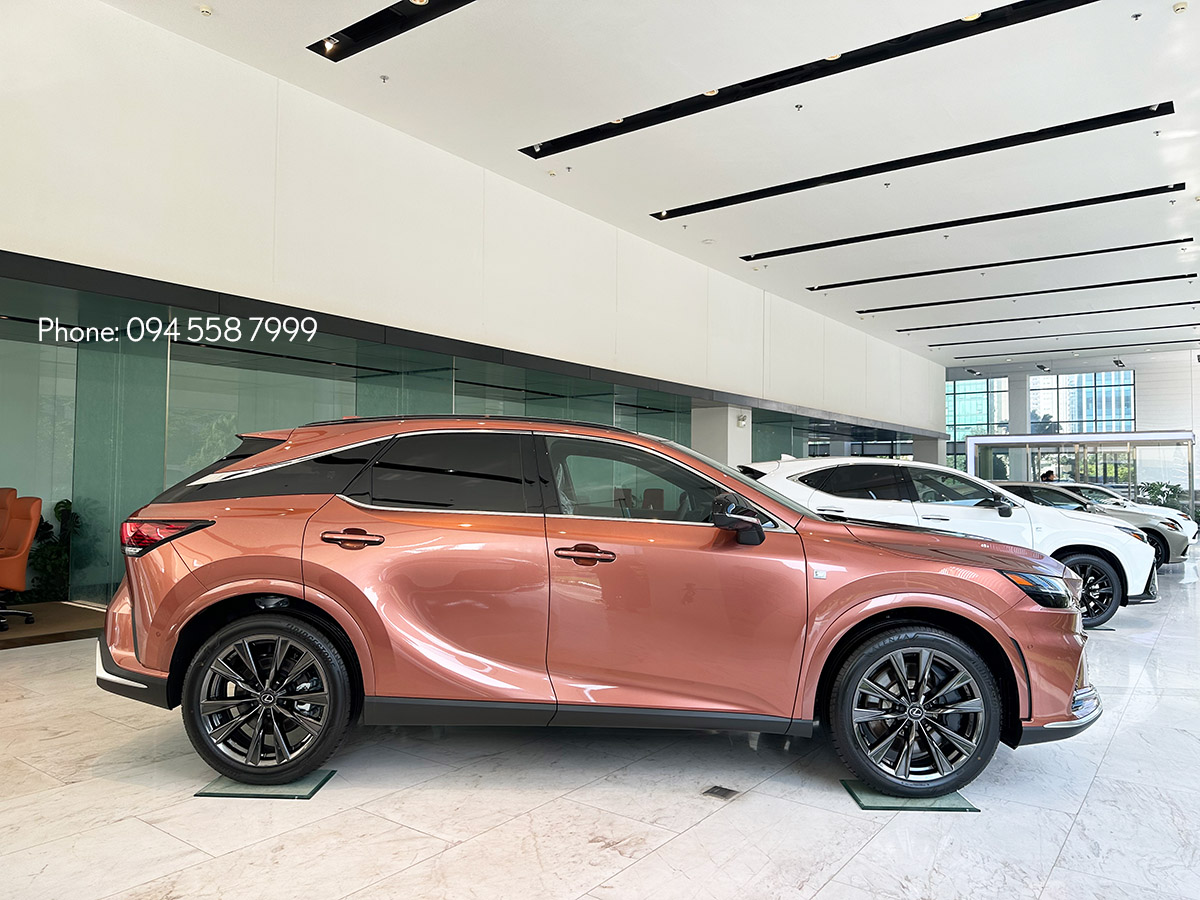 Chi tiết chiếc xe Lexus RX 350 F SPORT màu Nâu Sonic Copper (4Y5) - ảnh 9
