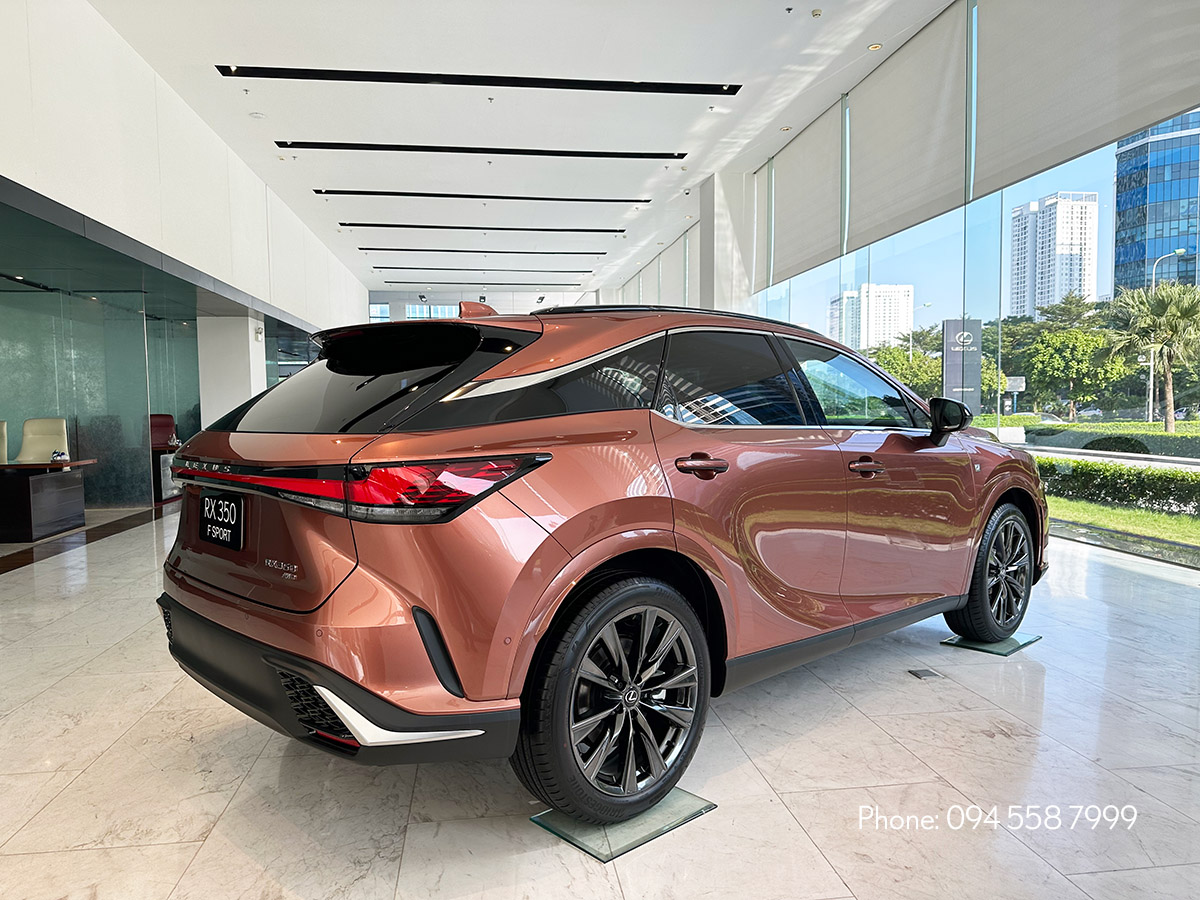 Chi tiết chiếc xe Lexus RX 350 F SPORT màu Nâu Sonic Copper (4Y5) - ảnh 10