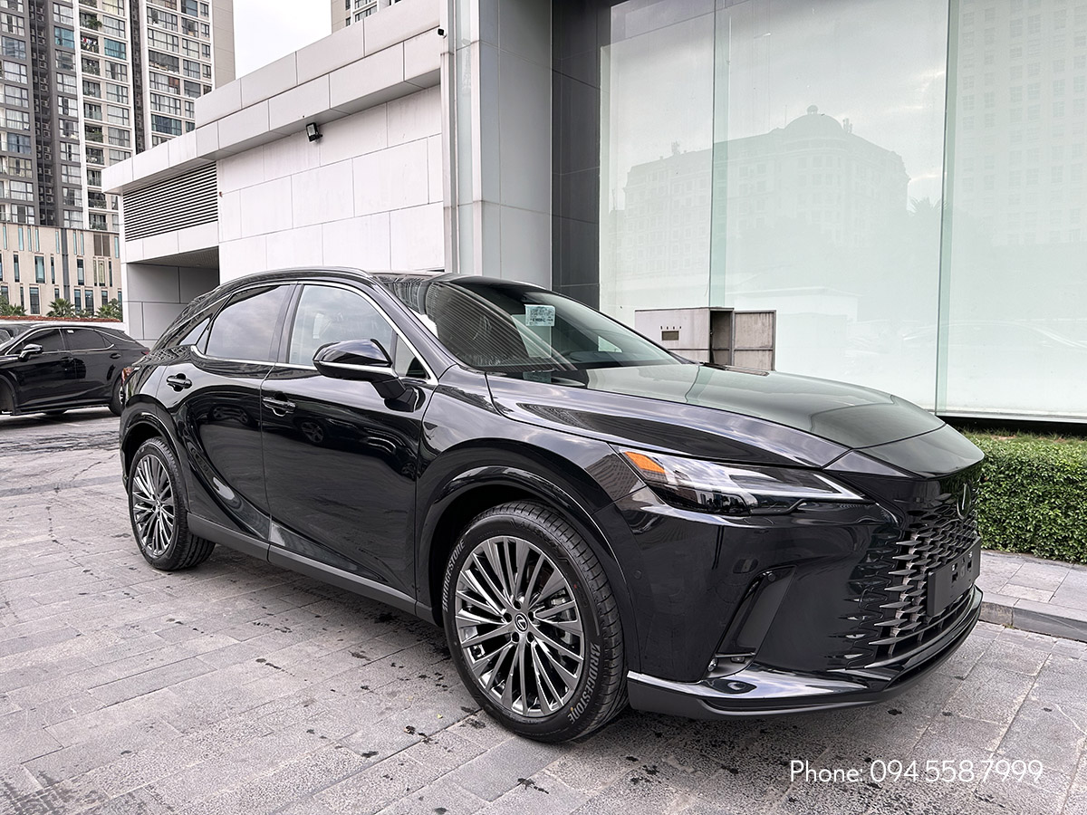 Chi tiết hỉnh ảnh thực tế xe Lexus RX 350 Luxury màu Đen nội thất Nâu