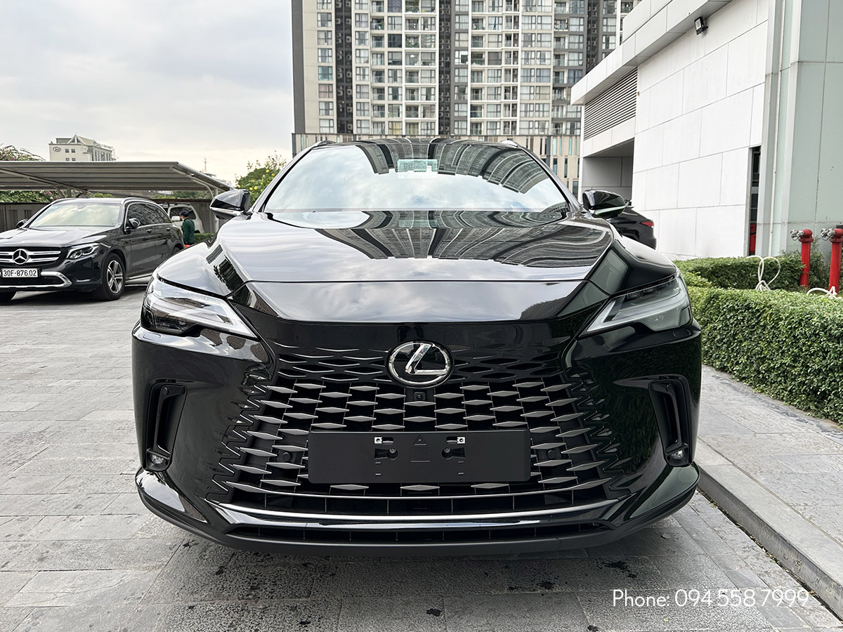 Phần đầu xe Lexus RX 350 Luxury màu đen