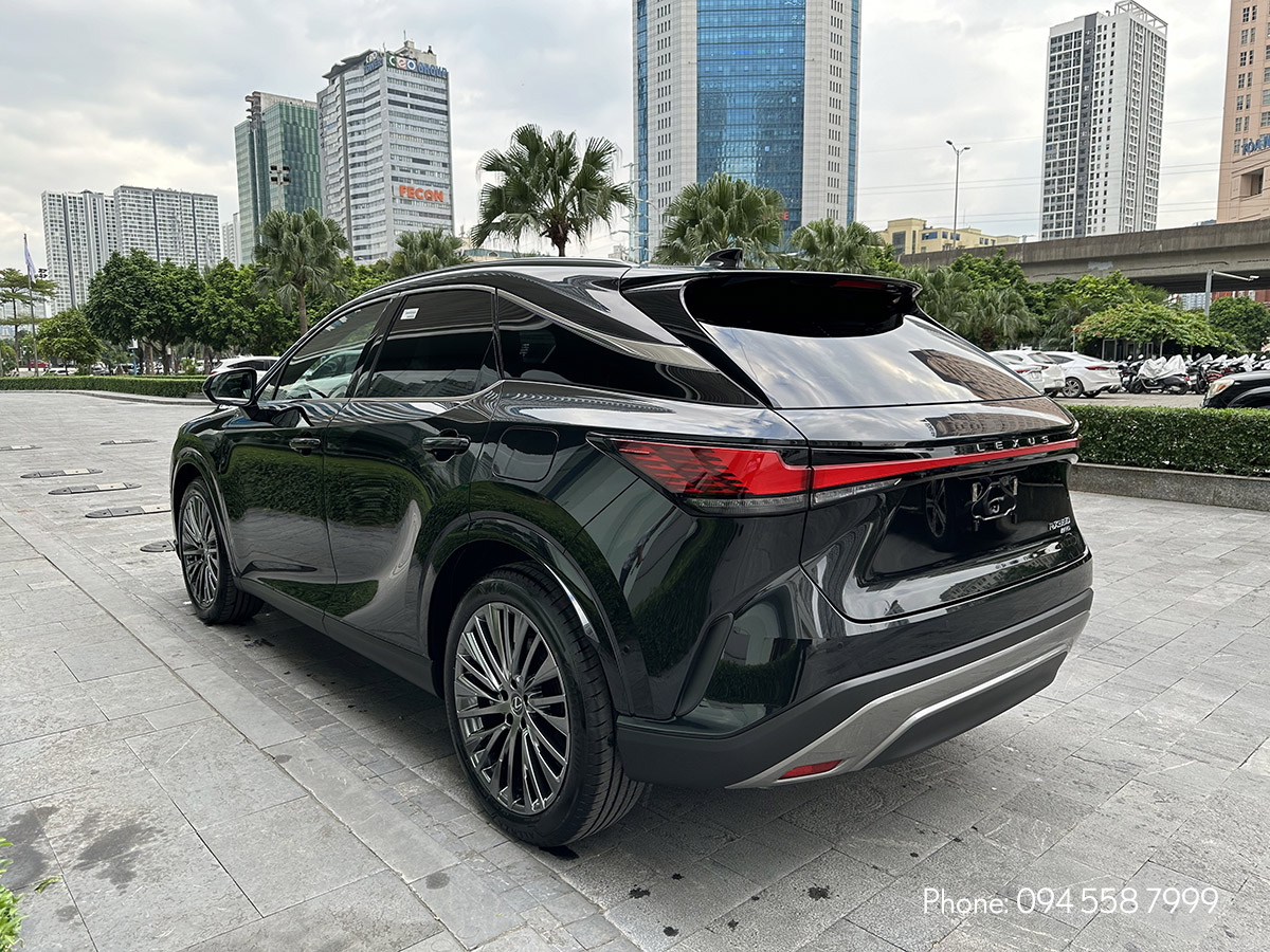 Thân xe phía sau Lexus RX 350 Luxury màu đen