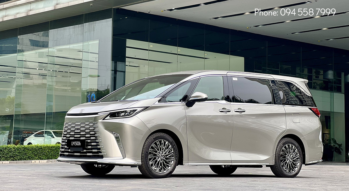 Xe Lexus LM500h 6 chỗ màu Bạc
